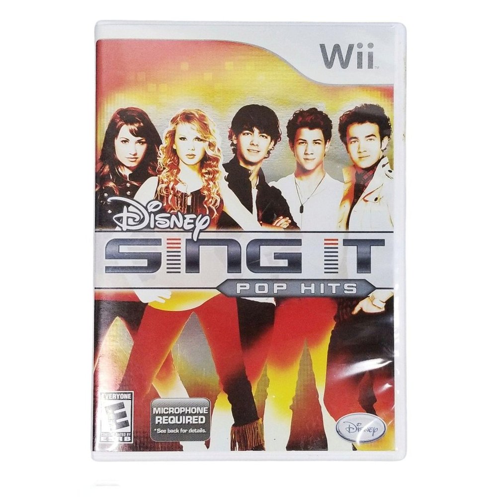 NIntendo Wii Disney Sing It Pop Hits Complete